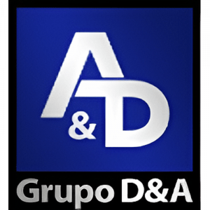 Logotipo de Grupo D&A en azul
