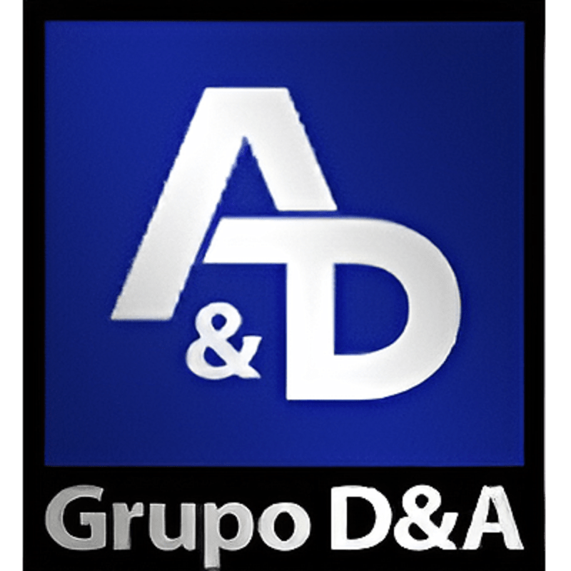 Logotipo de Grupo D&A en azul