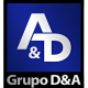 Logotipo de Grupo D&A en azul
